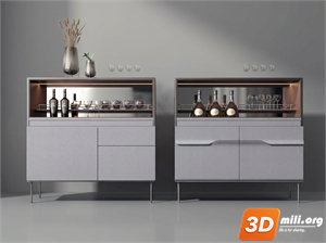 Wine cabinet Skp Files